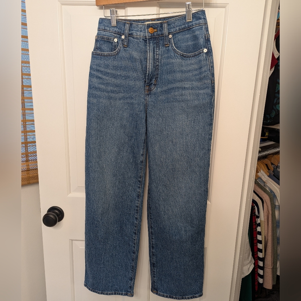 Madewell The Perfect Vintage Crop Wide Leg Jeans